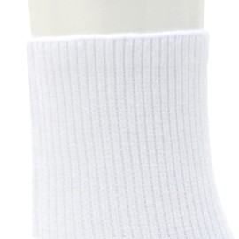 Gunze Women's Socks, Support, 9.1 - 9.8 inches (23 - 25 cm), White, Ribbed, Antibacterial, Deodorizing, 2 Pairs, White_20cm Length