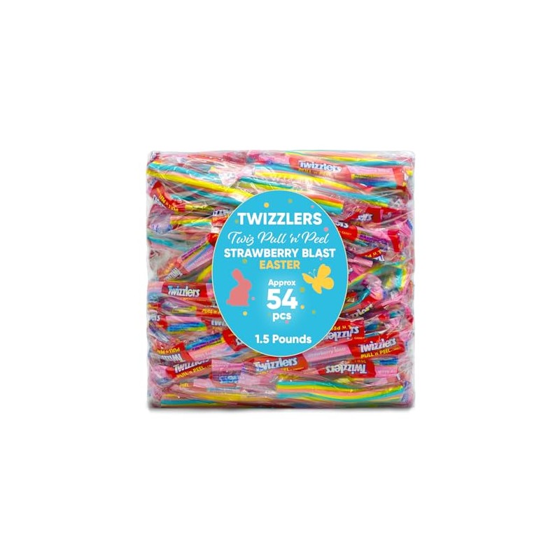 Pull & Peel Strawberry Licorice – Soft & Chewy Candy,