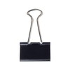 Staples Medium Binder Clips, Black, 12/Pack (15351)