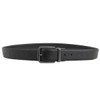 Coach CQ024BLK Men's Outlet Brand Leather Belt, Black Harness Buckle,