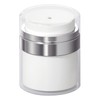 Airless Pump Jar - Refillable Moisturizer Container Vacuum Bottle with