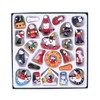 24PCS Christmas Tree Hanging Ornaments Wooden Hanging Decorations Set Mini