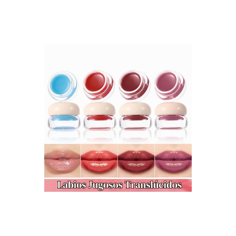 Bluemega Gloss Labial Tipo Jelly Hidratante Water Shine Perlado, 04