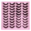 Boahankuke Natural False Eyelashes Wispy Fluffy Cat Eye Lashes Pack