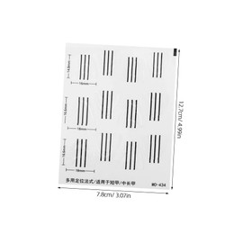 minkissy Nail Art Decals Set 4 French Manicure Stickers Stars Nail Stickers for Women Girls