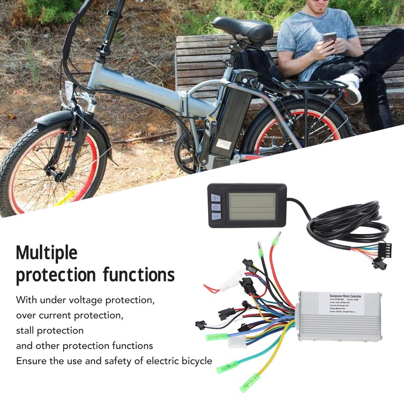 48V 60V 350W Controller Waterproof Electric Bike Controller Kit with