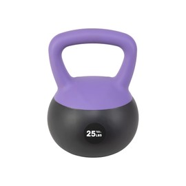 NonZero Gravity Iron Sand Soft Kettlebell with PVC Shell, Shock-Absorbing Base & Extra-Wide Grip for Versatile Workouts | Durable Strength Training Equipment, 25 lbs