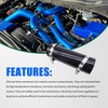 OXCANO 3.5"(89mm) ID Straight Silicone Hose Coupler, High Temp 4-Ply
