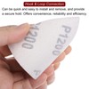 sourcing map 60pcs Triangular Hook & Loop Sandpapers 1200/1500/2000 Grits