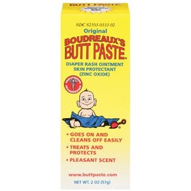 Boudreaux Butt Paste Original Diaper Rash Ointment - 2 oz