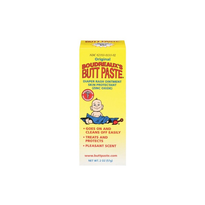 Boudreaux Butt Paste Original Diaper Rash Ointment - 2 oz
