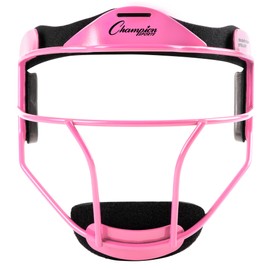 Champion Sports Fielder's Face Mask Softball Fielder's Face Mask, Pink, Adult