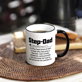 YHRJWN Step Dad Father's Day Gifts, Birthday Christmas Gifts for Step Dad, 11 Oz