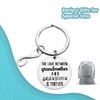 Huwujiu Grandma Keyring Grandma Gifts from Grandson The Love Between