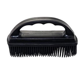 Grewal Equestrian Super Groom Saddle Pad Cleaning Brush (Black)