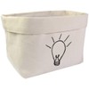 Large 'Lit Lightbulb' Canvas Organiser/Storage Bag (OR00008080)