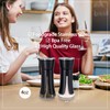 Black Salt and Pepper Shakers by Aelga, Salt Shaker with