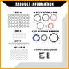 Partuto 7.3L Injector Rebuild Kit with Vice Clamp, Special Tools,