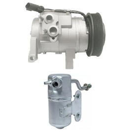 RYC Automotive Air Conditioning Compressor and Clutch Kit Kit KT EF34 (Fits Dodge Dakota 3.7L, 4.7L 2005, 2006, 2007)