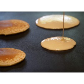 Cast Iron Griddle ( 20" by 10" ), Reversible, Pre-Seasoned, Grill and Griddle Combo Pan, BBQ, Campfire, fits over two stovetop burners