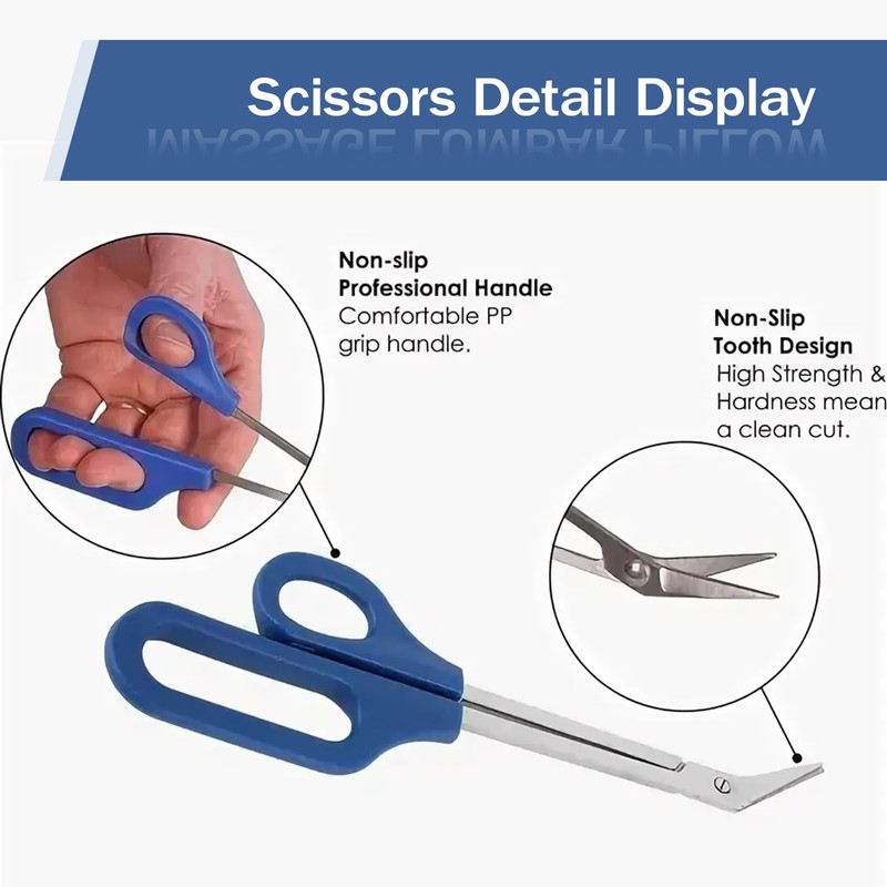 Yuecoom Long Handle Toenail Scissors, Toenail Scissors For Thick Nails