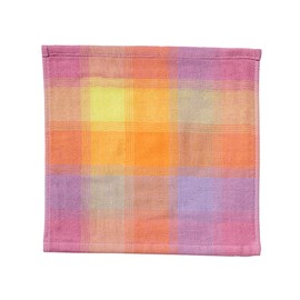 Nishikawa TT45801003 Imabari 5-ply Gauze Towel, Handkerchief Towel, 9.8 x 9.8 inches (25 x 25 cm), Washable, 100% Cotton, Happy Imabari Gauze, Soft, Gentle Texture, Thin, Made in Japan, Pink