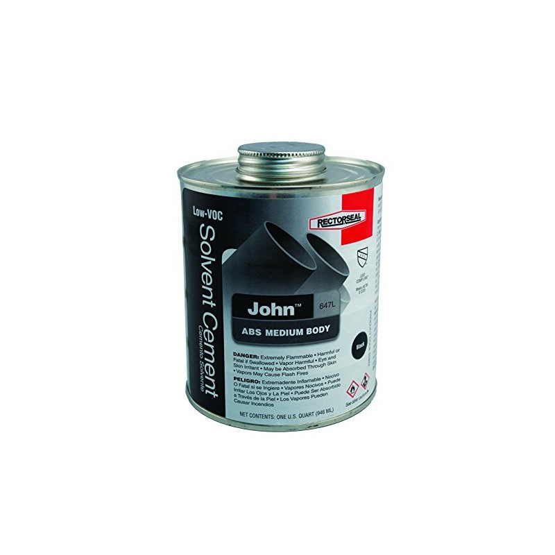 Rectorseal 55944 Quart 647L Low Voc Abs Solvent Cement