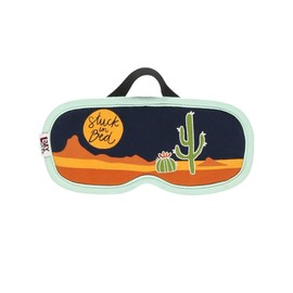 LazyOne Women's Cotton Face Mask for Sleep, Washable Sleeping Mask for Adults, Bed (Stuck in Bed Blue)