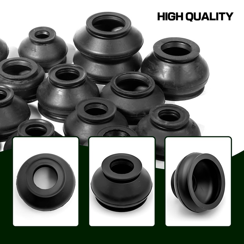 14PCS Tie Rod Boot Kit, Universal Inner Tie Rod Boot