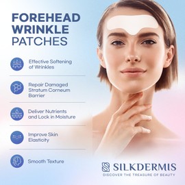 Forehead Wrinkle Patches: Collagen Anti Wrinkle Patches-Moisturising Anti-Ageing Treatment, 12 Count(Pack of 1)
