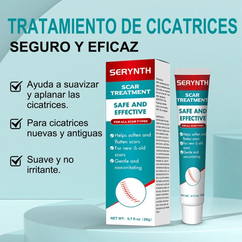 Gel Para Cicatrices Cara Cuerpo Crema Reparar Cicatrices 20g