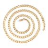 JOYMORE 14K Gold Plated Diamond Cut Miami Mens Cuban Link