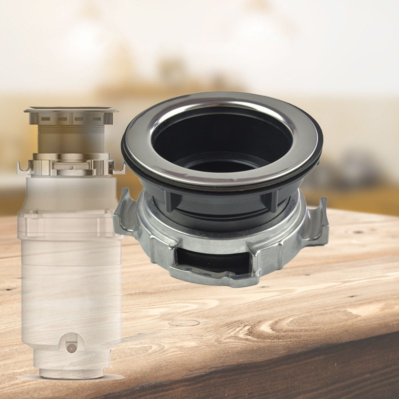 114mm Garbage Disposal Sink Flange Kit with Splash Guard Stainless