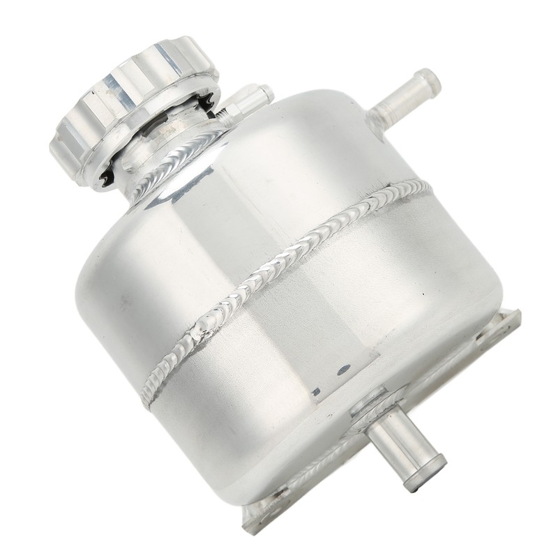 Radiator Coolant Expansion Water Tank Aluminium Alloy Polished Replacement for