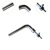 WeiLaiKeQi Stove Door Handle,Metal Handle Replacement, Fireplace Door Handle