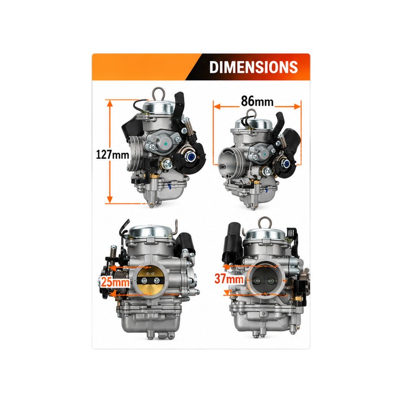 Motorcycle Carburetor with Electronic TPS for Yamaha Nouvo Models –