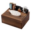 Sumnacon Wood Rectangular Tissue Box Cover - Multifunctional Tissue Holder