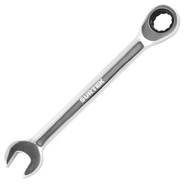 Surtek 100544 Llave combinada pulido espejo de matraca en pulgadas, 12 puntas, 3/4"