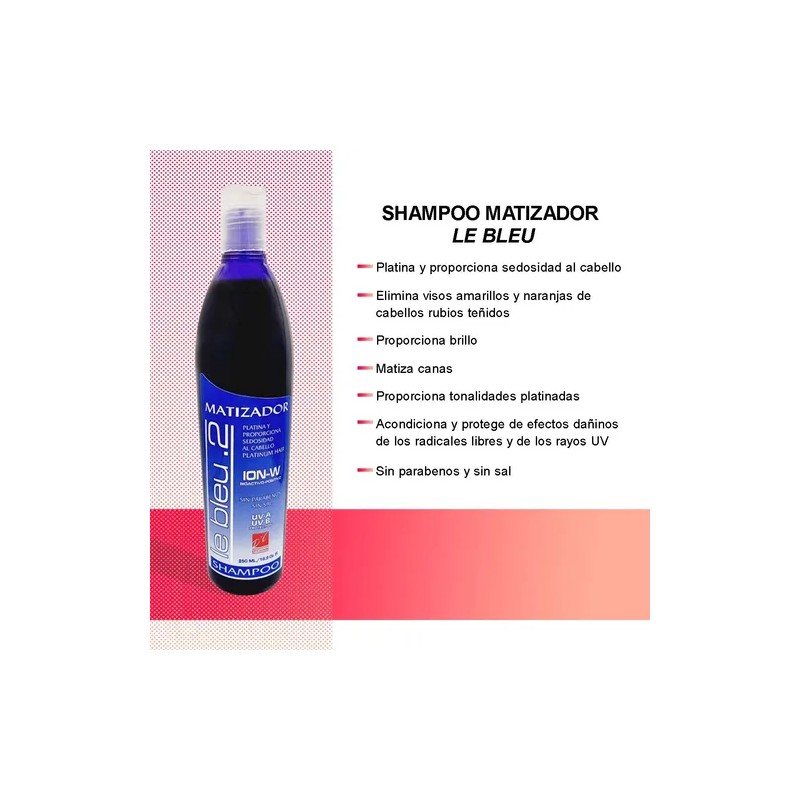 Shampoo Matizador Morado Para Canas Rubios Y Beige Sin Sal