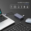 USB C Hub, AYCLIF Docking Station, 6-in-1 USB-C Adapter with