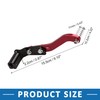 A ABSOPRO Motorcycle Gear Lever Shifter Pedal Peg Aluminium Alloy