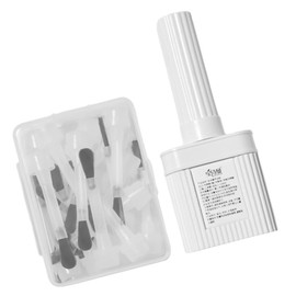 FOMIYES Nail Polish Replacement Brush: Dipping Powder Liquid Replacement Brush Gel Liquid Nail Bottle Replacement Caps, Nail Polish Brush Kit, Plastic Nail Art Brush Kit Nail Tools