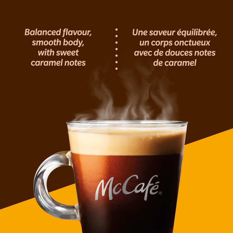 McCafé Light Roast Espresso Coffee Capsules, Capsules Compatible with Nespresso's