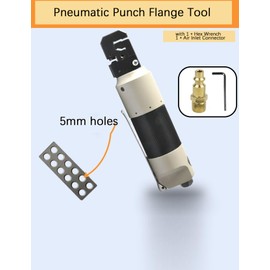 Sheet Metal Hole Punch,Metal Punch Tool Pneumatic Punch Flange Tool 5mm Hole for Plastic Metal Drilling Punching Folding,Metal Hole Punch Tool for Workpiece Automotive