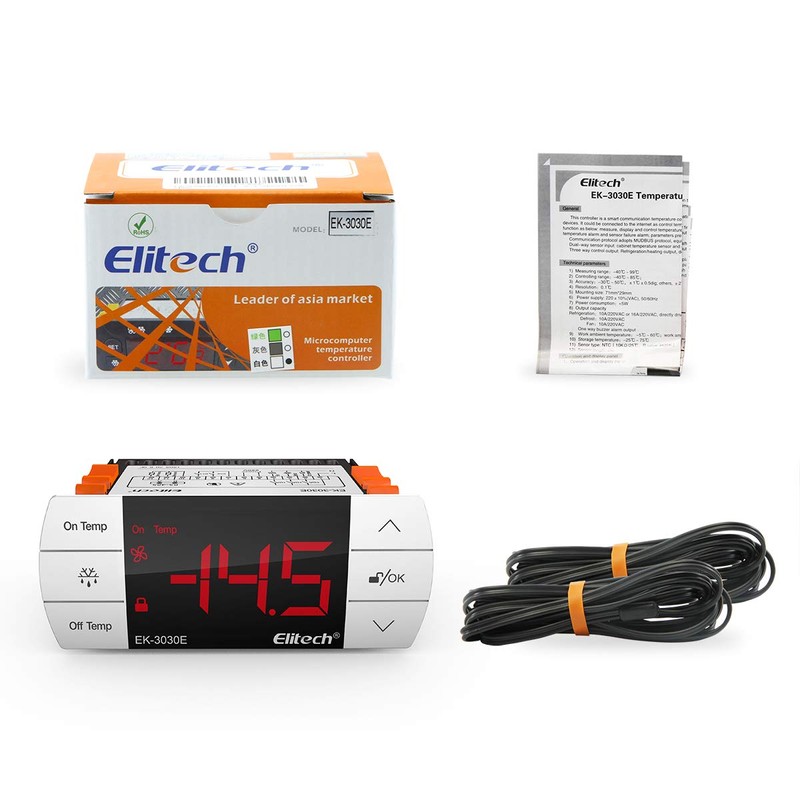 Elitech Digital EK-3030E Temperature Controller -40℃～99℃