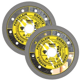 2 x SabreCut SCDM125_2 125mm (5 inch) x 10mm x 22.23mm Bore Mesh Turbo Diamond Angle Grinder Circular Saw Blades