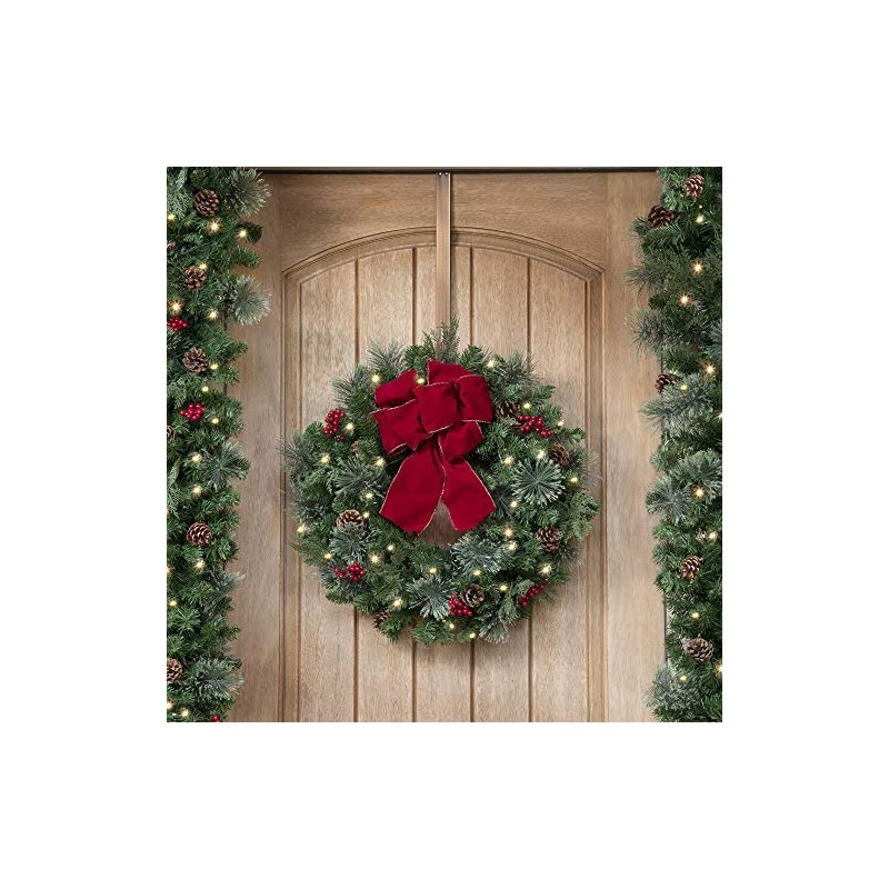 Haute Decor Adapt Adjustable Length Wreath Hanger - 2PACK- Holds