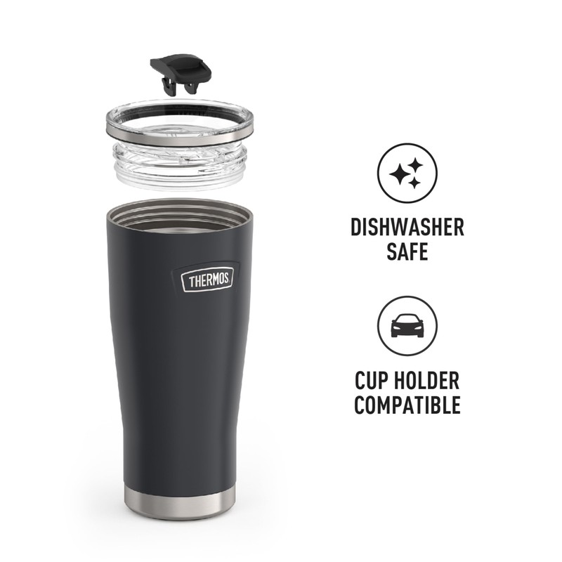 THERMOS ICON SERIES Stainless Steel Cold Tumbler with Slide Lock,