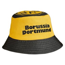 Borussia Dortmund BVB Bucket Hat Fishing Hat, black/yellow, Unit size