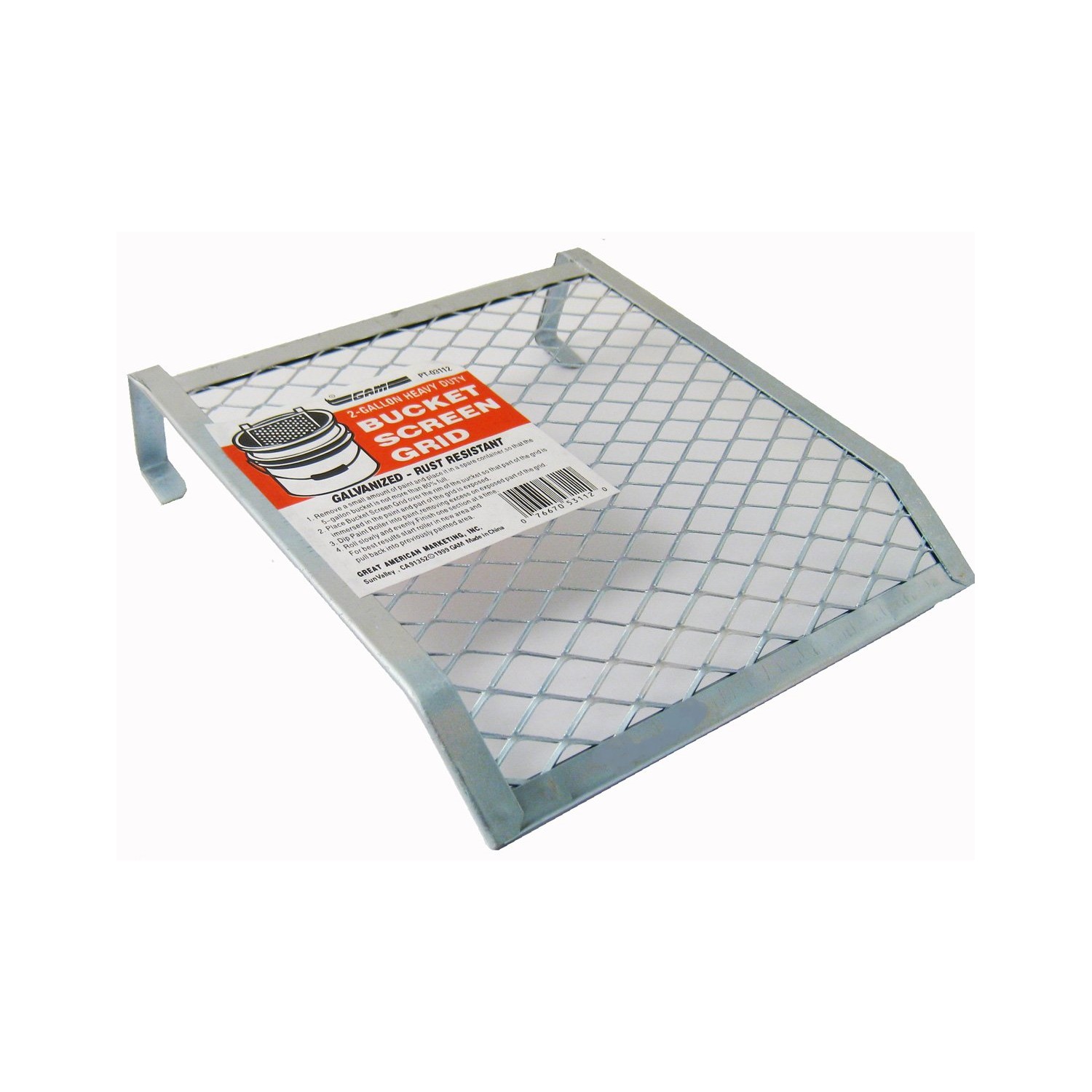 2 Gallon Galvanized Bucket Screen Grid PT03112 - ibspot.com
